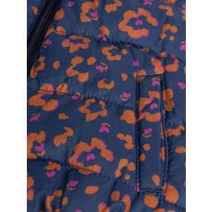Βρεφικό Αμάνικο Μπουφάν για Κορίτσια Navy Prints - 2 σε 1
