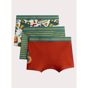 Σετ Παιδικά Εσώρουχα για Αγόρια Happy Vehicles 3 τμχ