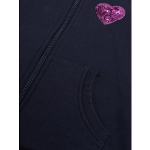 Παιδική Ζακέτα για Κορίτσια Navy Heart