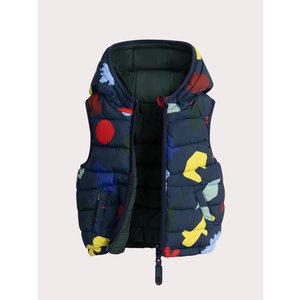 Βρεφικό Αμάνικο Μπουφάν για Αγόρια Navy Abstract - 2 σε 1