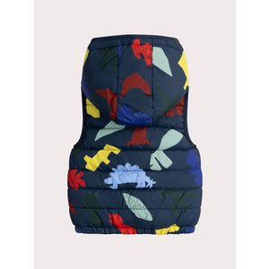 Βρεφικό Αμάνικο Μπουφάν για Αγόρια Navy Abstract - 2 σε 1