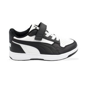 Βρεφικά Παπούτσια Puma Rebound για Αγόρια Black/White (Μεγέθη 21-27)