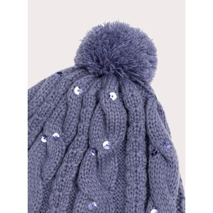 Παιδικός Σκούφος για Κορίτσια Purple Knit
