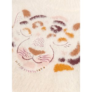 Παιδικό Πουλόβερ για Κορίτσια Ecru Tiger
