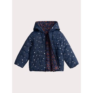 Παιδικό Μπουφάν για Κορίτσια Navy Print - 2 σε 1