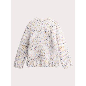 Παιδικό Πουλόβερ για Κορίτσια Ecru Paint