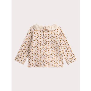 Βρεφική Μπλούζα για Κορίτσια Beige Flowers