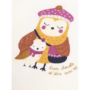 Βρεφική Μπλούζα για Κορίτσια White Owl