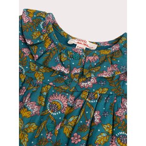 Βρεφικό Φόρεμα για Κορίτσια Turquoise Floral