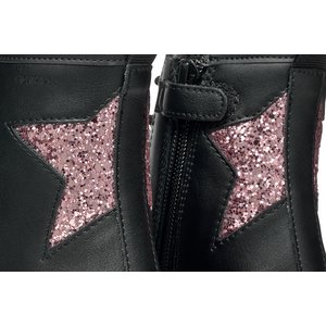 Παιδικά Παπούτσια Geox Casey για Κορίτσια Pink Star (Μεγέθη 29-36)