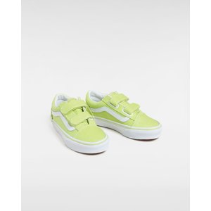 Παιδικά Παπούτσια Vans Hook and Loop για Κορίτσια Glitter Lime (Μεγέθη 28-33)