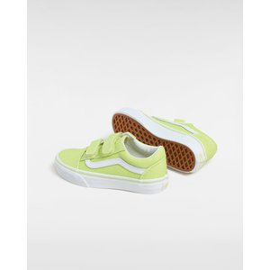 Παιδικά Παπούτσια Vans Hook and Loop για Κορίτσια Glitter Lime (Μεγέθη 28-33)
