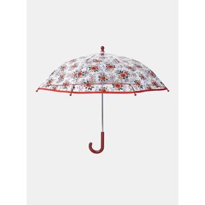 Παιδική Ομπρέλα για Κορίτσια Transparent Red