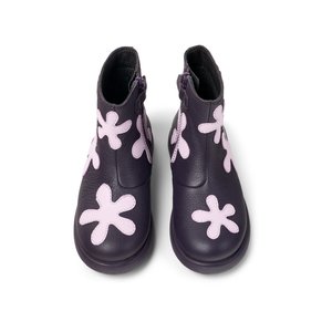 Παιδικά Παπούτσια Camper Twins για Κορίτσια Purple Boots (Μεγέθη 26-34)
