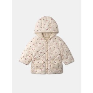 Βρεφικό Μπουφάν για Κορίτσια Fluffy Floral - 2 σε 1