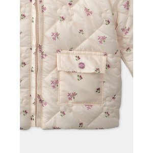 Βρεφικό Μπουφάν για Κορίτσια Fluffy Floral - 2 σε 1