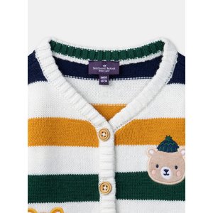 Βρεφική Ζακέτα για Αγόρια Striped Friends