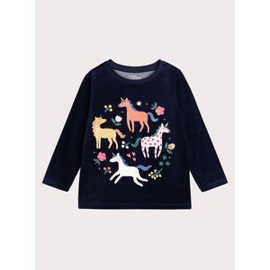 Παιδικές Πιτζάμες για Κορίτσια Navy Unicorns