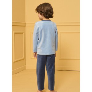 Σετ Παιδικές Πιτζάμες για Αγόρια Blue Constractions