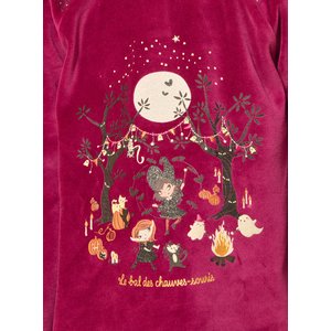 Σετ Παιδικές Πιτζάμες για Κορίτσια Purple Halloween