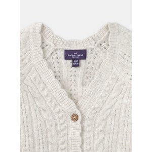 Παιδική Ζακέτα για Κορίτσια Off White Knit