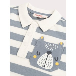 Βρεφική Μπλούζα για Αγόρια Striped Bear