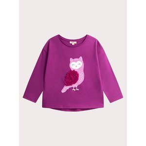Παιδική Μπλούζα για Κορίτσια Magenta Owl