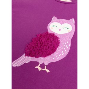 Παιδική Μπλούζα για Κορίτσια Magenta Owl