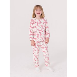 Σετ Παιδικές Πιτζάμες για Κορίτσια Pink Leopards