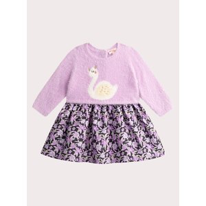 Βρεφικό Φόρεμα για Κορίτσια Purple Swan