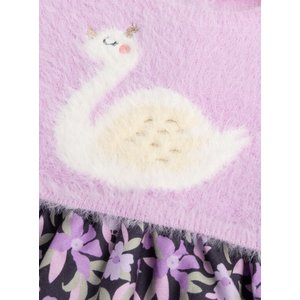 Βρεφικό Φόρεμα για Κορίτσια Purple Swan