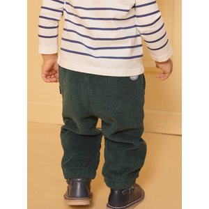 Βρεφικό Παντελόνι για Αγόρια Green Corduroy