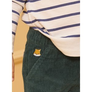 Βρεφικό Παντελόνι για Αγόρια Green Corduroy