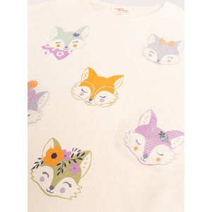 Παιδική Μπλούζα για Κορίτσια Creme Fox