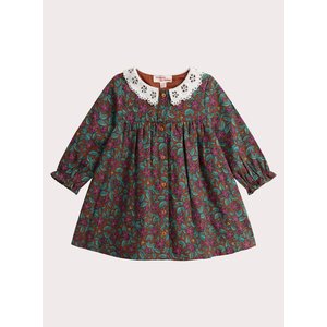 Βρεφικό Φόρεμα για Κορίτσια Brown Floral