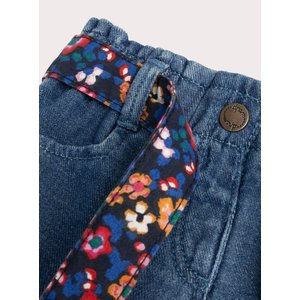 Βρεφικό Παντελόνι για Κορίτσια Denim Floral