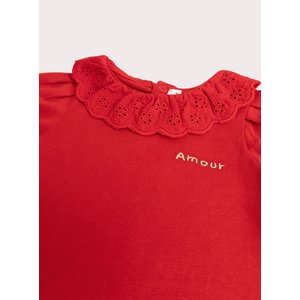 Βρεφική Μπλούζα για Κορίτσια Red Amour