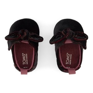 Βρεφικά Παπούτσια Toms για Κορίτσια Dark Burgundy Velvet (Μεγέθη 17,5-18,5)