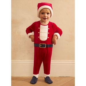 Βρεφική Ολόσωμη Πιτζάμα Unisex Santa Baby