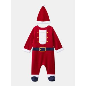 Βρεφική Ολόσωμη Πιτζάμα Unisex Santa Baby