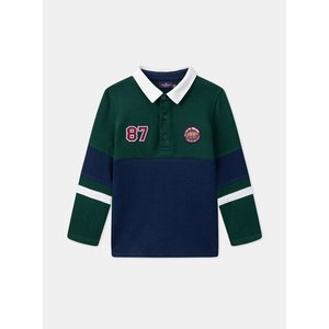 Παιδική Μπλούζα για Αγόρια Green/Navy Polo