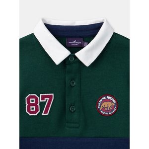 Παιδική Μπλούζα για Αγόρια Green/Navy Polo
