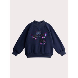 Παιδικό Φούτερ για Κορίτσια Navy Owl