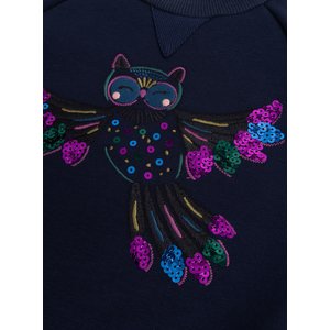 Παιδικό Φούτερ για Κορίτσια Navy Owl
