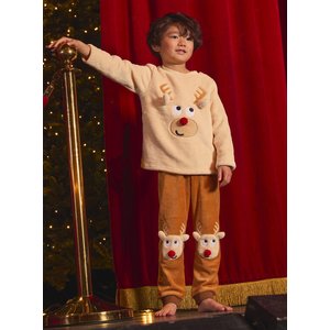 Σετ Παιδικές Πιτζάμες για Αγόρια Festive Reindeer