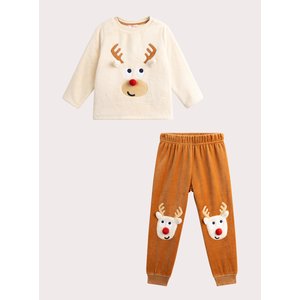 Σετ Παιδικές Πιτζάμες για Αγόρια Festive Reindeer