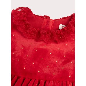 Βρεφικό Φόρεμα για Κορίτσια Dotted Red