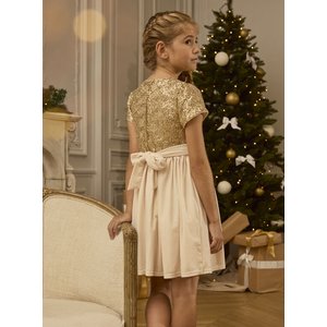 Παιδικό Φόρεμα για Κορίτσια Christmas Gold