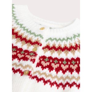 Βρεφική Ζακέτα για Κορίτσια Multicolor White