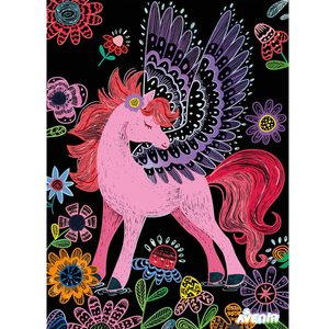 Παιδικό Βιβλίο Ζωγραφικής Avenir-Scratch Magic Pegasusses